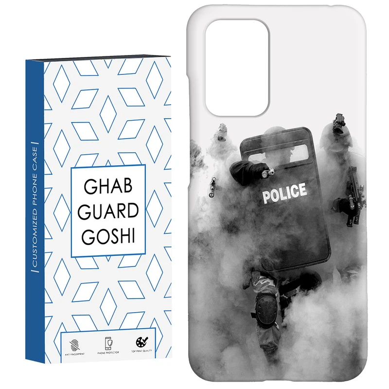 کاور قاب گارد گوشی طرح police کد Dimo-136 مناسب برای گوشی موبایل شیائومی  Redmi 10 