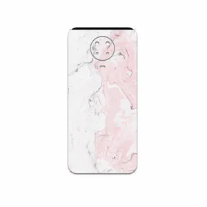 MAHOOT Blanco-Pink-Marble Cover Sticker for Nokia G20
