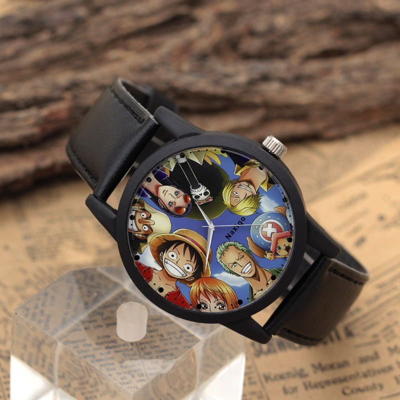 ساعت مچی عقربه ای ناکسیگو مدل انیمه وان پیس کد LF6802
