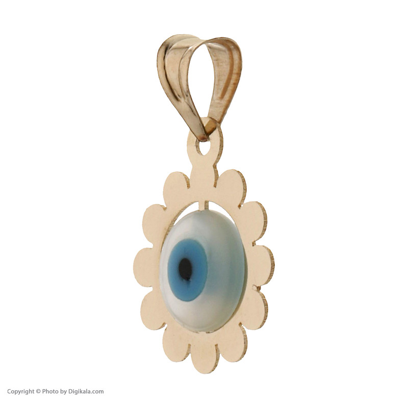 آویز گردنبند طلا 18 عیار زنانه مایا ماهک مدل MM1395 طرح چشم نظر آویز گردنبند طلا 18 عیار زنانه مایا ماهک مدل MM1395 طرح چشم نظر