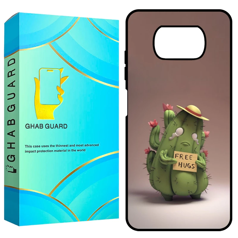 کاور قاب گارد طرح کاکتوس مدل GCHPX3 مناسب برای گوشی موبایل شیائومی Poco X3 / X3 NFC / X3 Pro