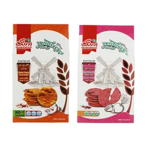 نان چیپسی حاوی فلفل پول بیبر، موسیر و لبو اورنگ - 200 گرم بسته 2 عددی 