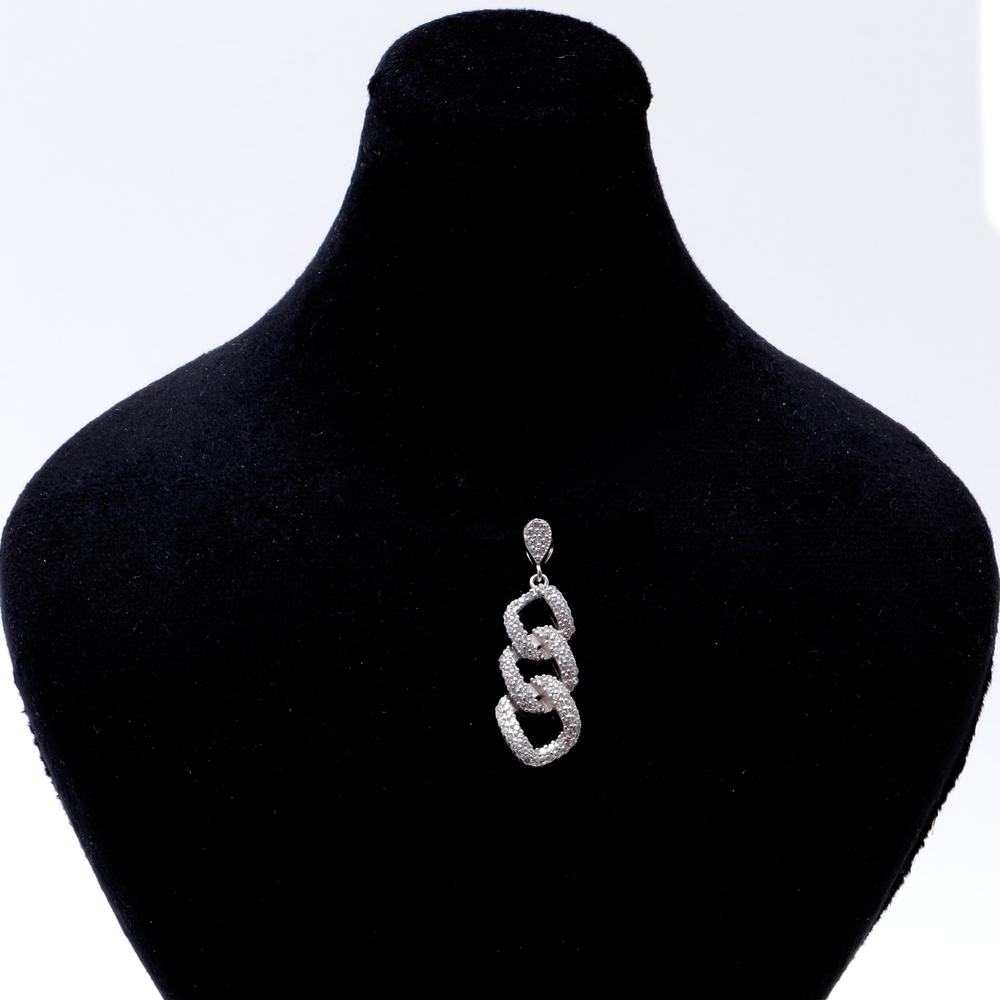 آویز گردنبند نقره زنانه مدل GTA-385