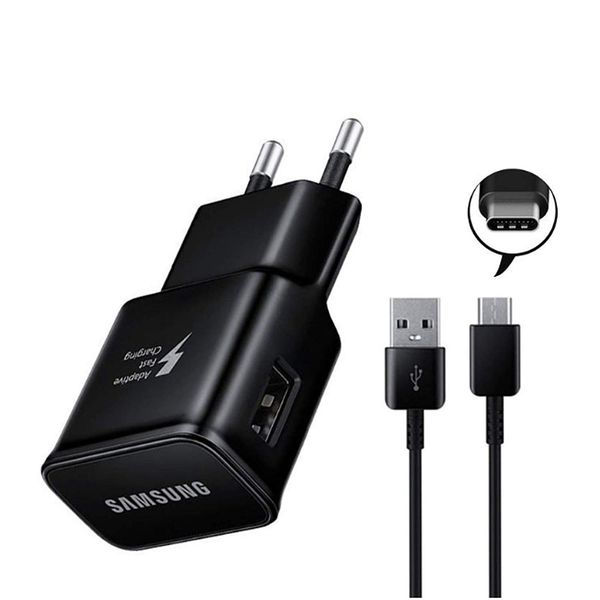 شارژر دیواری مدل EP-TA20EBE همراه با کابل USB Type C شارژر دیواری مدل EP-TA20EBE همراه با کابل USB Type C