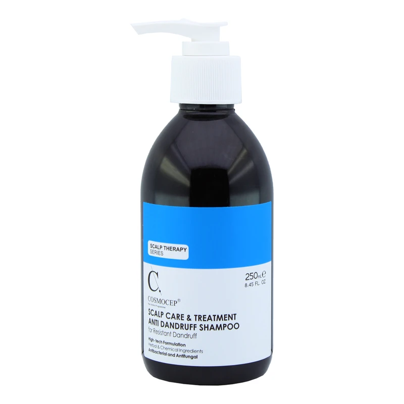 شامپو ضد شوره و تقویت کننده مو کازموسپ مدل RESISTANT DANDRUFF حجم 250 میلی لیتر