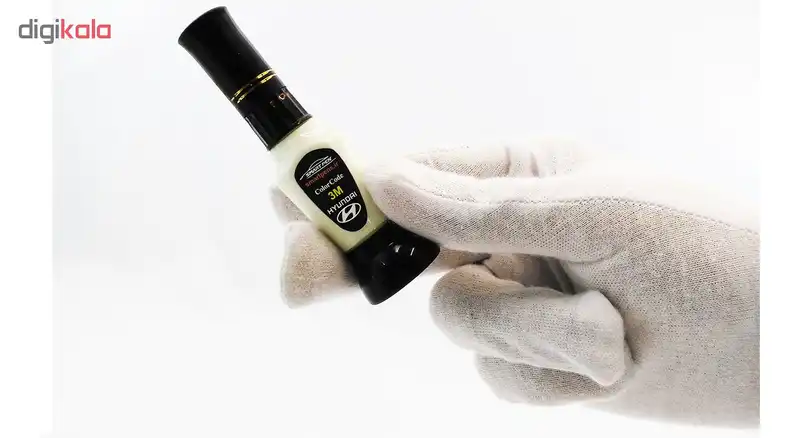 قلم خشگیر بدنه خودرو اسمارت پن رنگ سفید هیوندای سانتافه کد 3M حجم 15 میلی لیتر