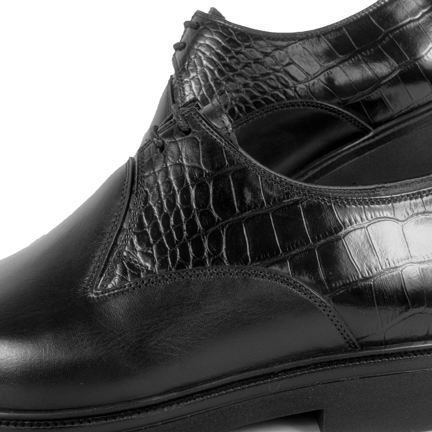 کفش مردانه چرم عطارد مدل چرم طبیعی کد SH243 - - 11