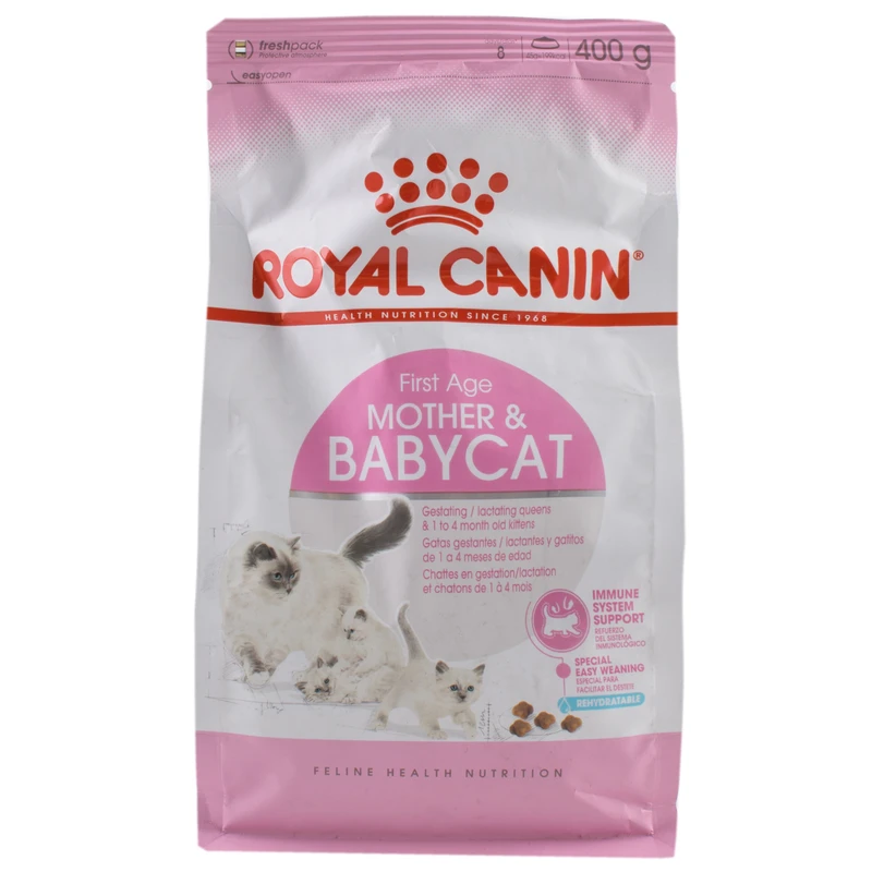 غذای گربه رویال کنین مدل FIRST AGE MOTHER BABYCAT مقدار 400 گرم