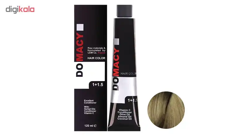 رنگ مو دوماسی سری کافی شاپ متوسط شماره 9.71 حجم 120 میلی لیتر رنگ کاراملی روشن