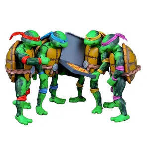 اکشن فیگور نکا مدل لاکپشت های نینجا طرح Turtle Ninja Animation مجموعه 4 عددی