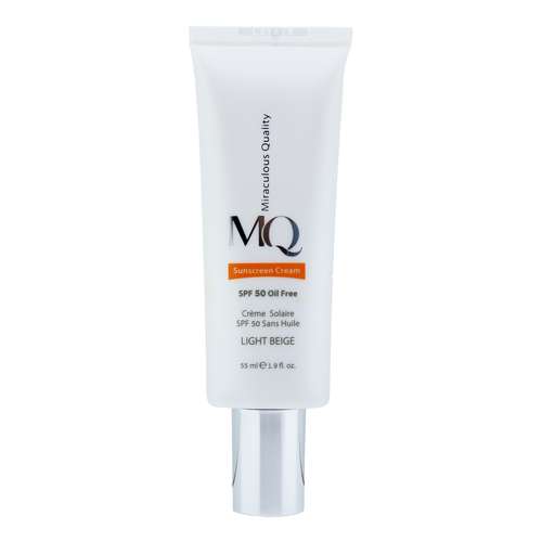 کرم ضد آفتاب رنگی ام کیو مدل LIGHT BEIGE حجم 55 میلی لیتر