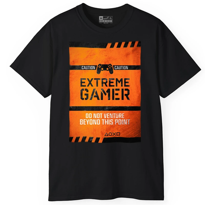 تی‌شرت آستین کوتاه مردانه پاد آفرین مدل گیم کد PT728