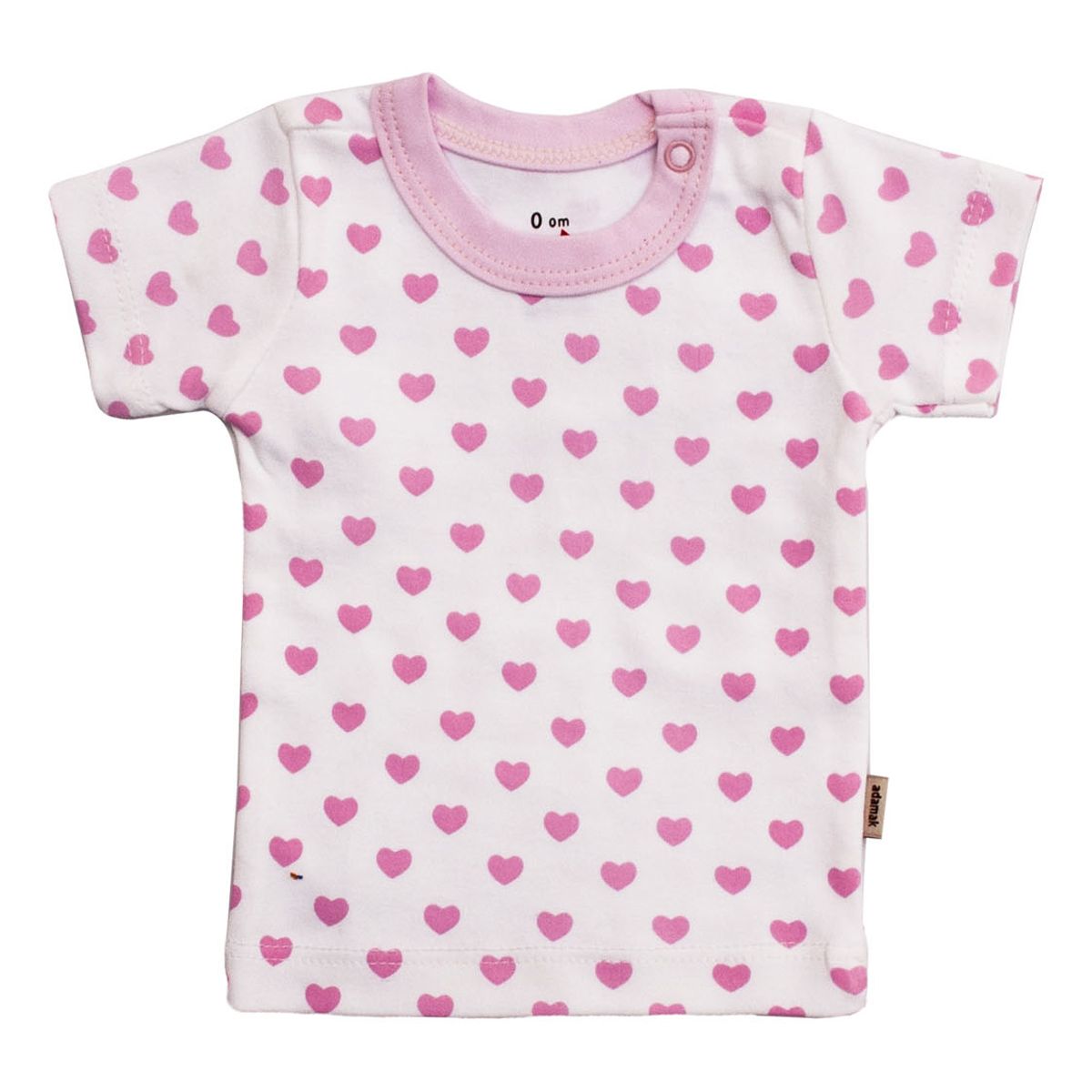  تی شرت آستین کوتاه نوزادی آدمک طرح قلب -  - 1