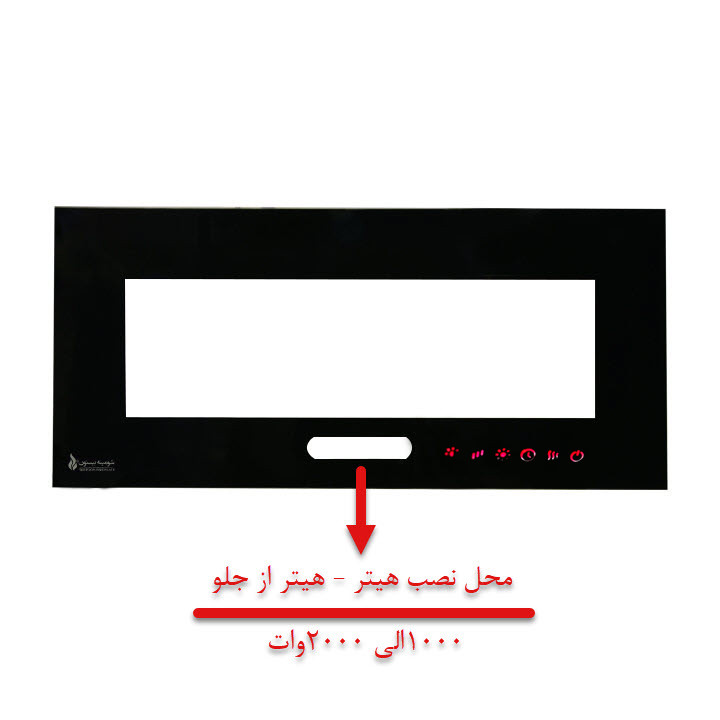 شومینه دیواری برقی شومینه بیستون مدل C.Z_150_T_L4.bs