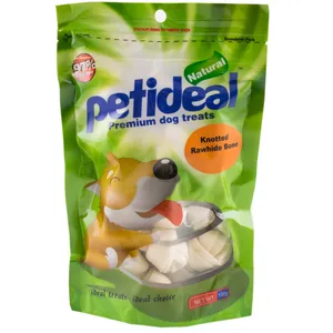 غذای تشویقی سگ پتی دل مدل KNOTTED RAWHIDE BONE وزن 100 گرم