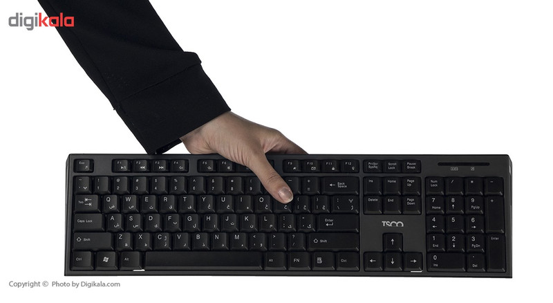 کیبورد و ماوس بی سیم تسکو مدل TKM 7020W