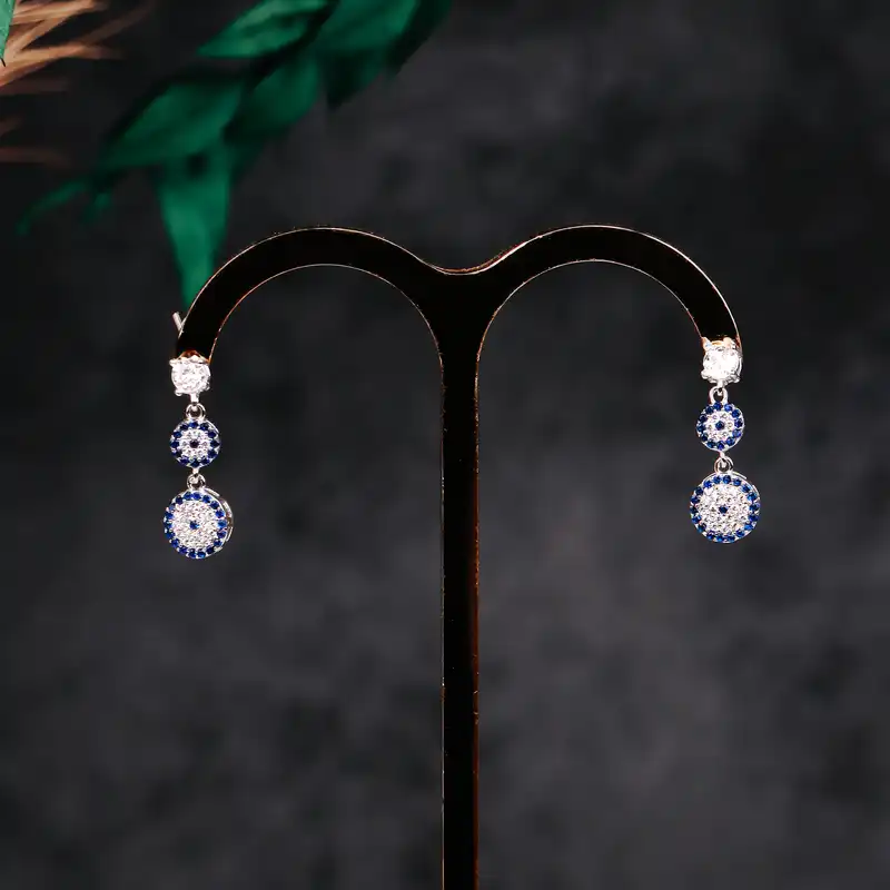 گوشواره نقره زنانه جی تی ای مدل جی نایس 34