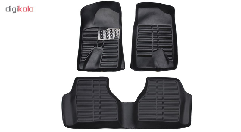 کفپوش سه بعدی خودرو Sport Car مدل P5 مناسب برای پژو 405