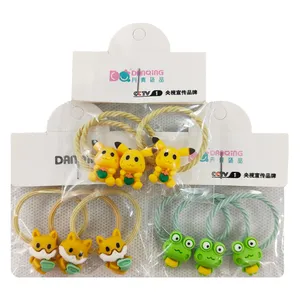 کش مو دخترانه مدل عروسکی کد FF-442 بسته 9 عددی