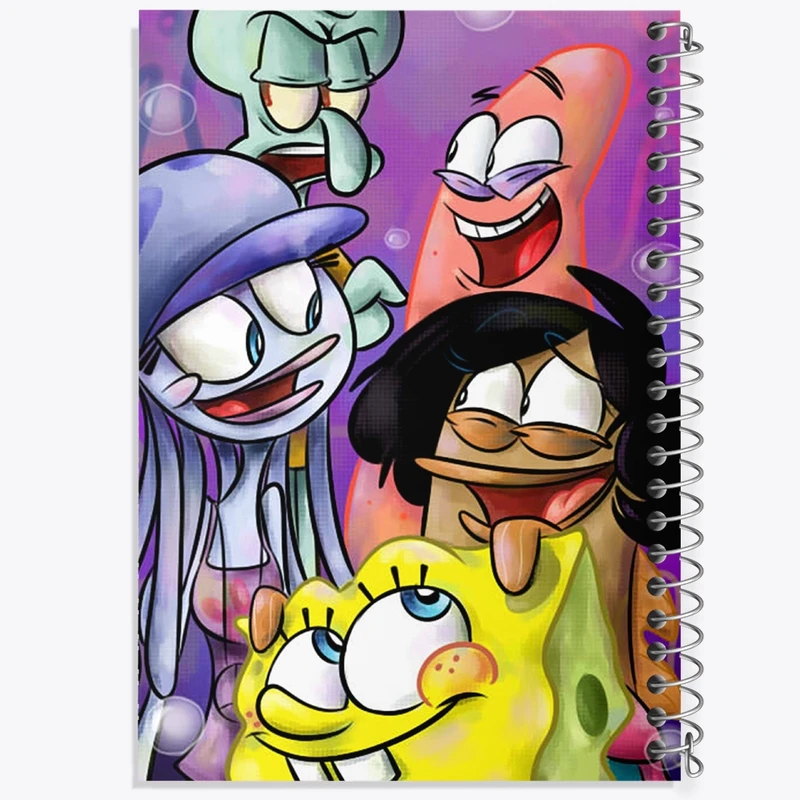 دفتر لیست خرید 50 برگ خندالو طرح باب اسفنجی و پاتریک کد F1992