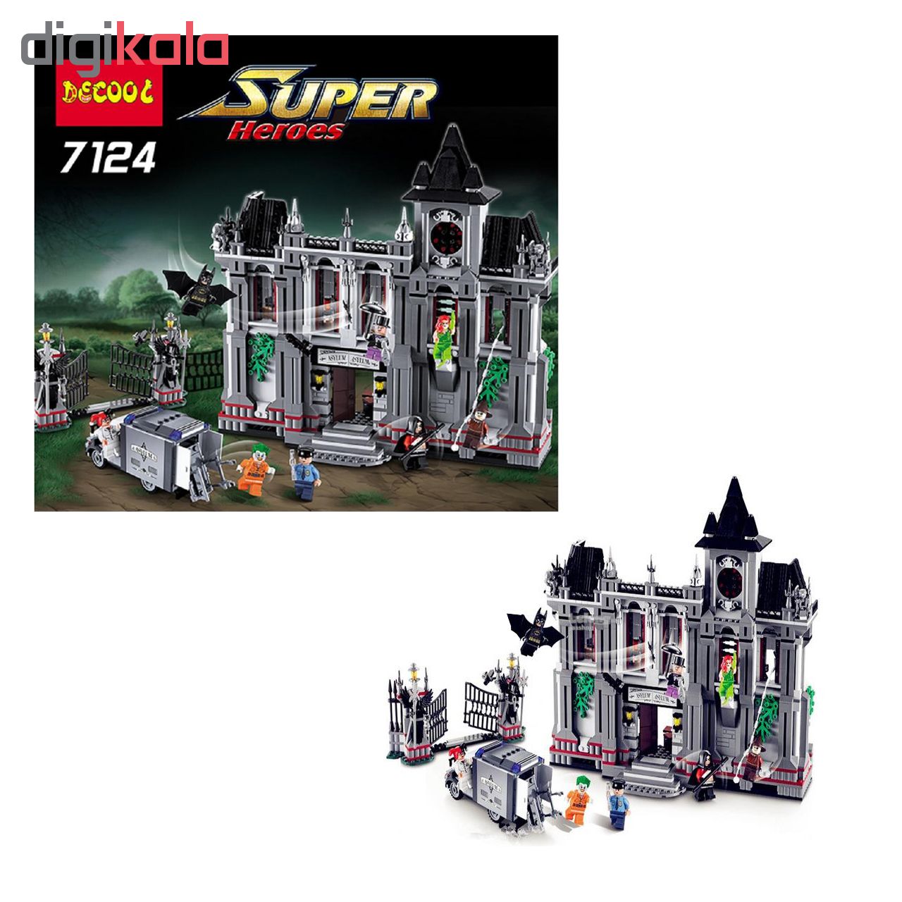 ساختنی دکول مدل Super Heroes 7124
