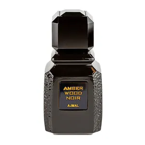 ادوپرفیوم اجمل مدل Amber Wood Noir با رایحه گرم حجم 100 میلی‌لیتر