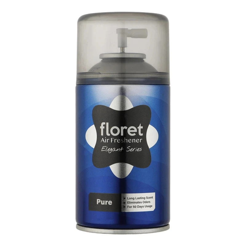 اسپری خوشبوکننده فلورت مدل pure رایحه نسیم صبحگاهی حجم 250 میلی لیتر