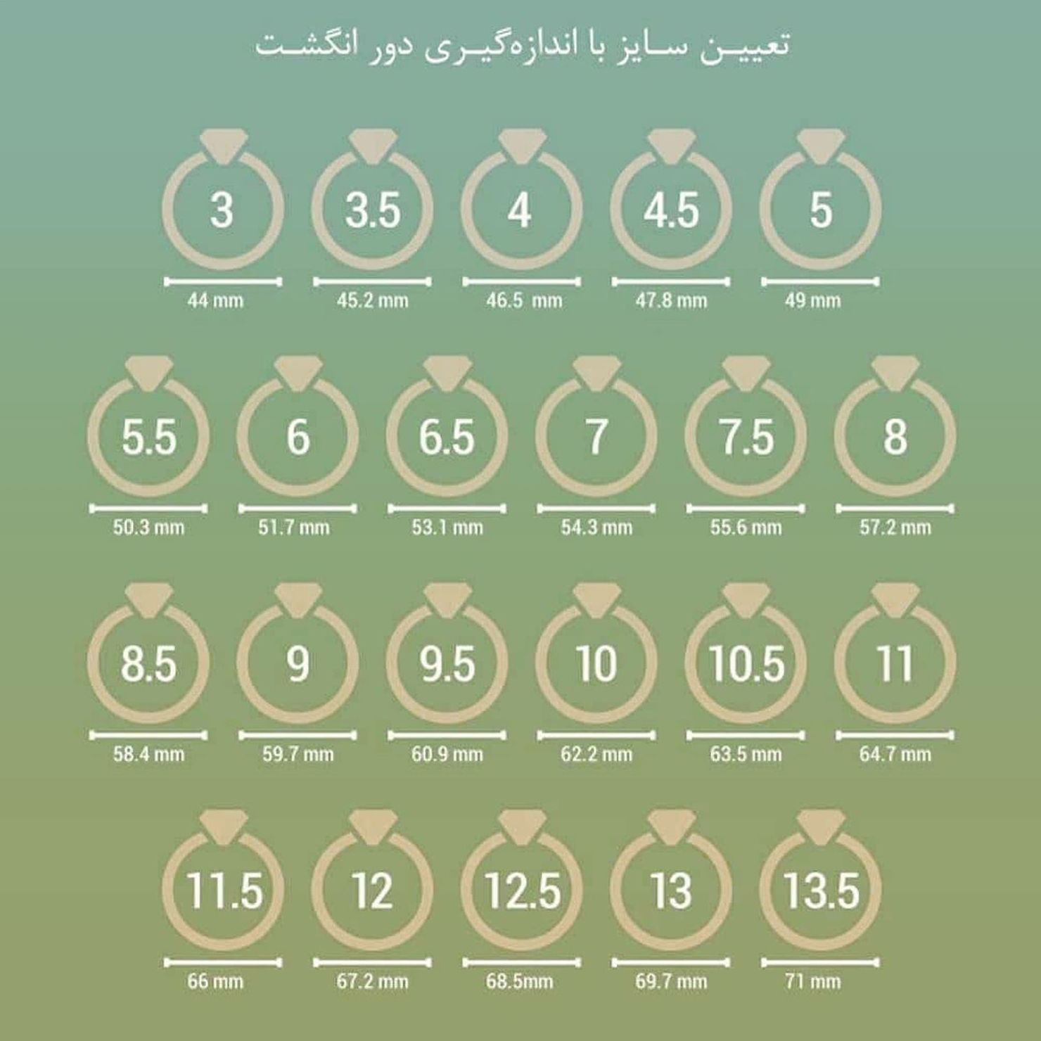 انگشتر طلا 18 عیار زنانه مدل زنجیری D0039 -  - 4