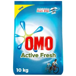 پودر ماشین لباسشویی omo مدل Active وزن 10000 گرم
