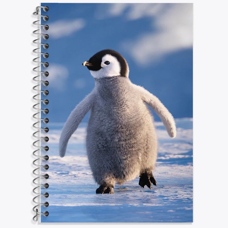 دفتر لغت 50 برگ خندالو طرح پنگوئن کد F583