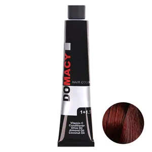 رنگ مو دوماسی سری ماهاگونی شماره 6.5 حجم 120 میلی لیتر رنگ ماهاگونی تیره