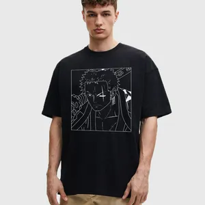 تی شرت آستین کوتاه مردانه مدل زورو شخصیت انیمه وان پیس anm576