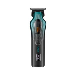 ماشین اصلاح موی سر و صورت وی جی ار مدل V-997 با موتور 11000 دور در دقیقه، باتری لیتیوم یونی 2500 میلی‌آمپر ساعت، تیغه سرامیک ضد التهاب، قابلیت تنظیم سرعت و نمایشگر میزان شارژ