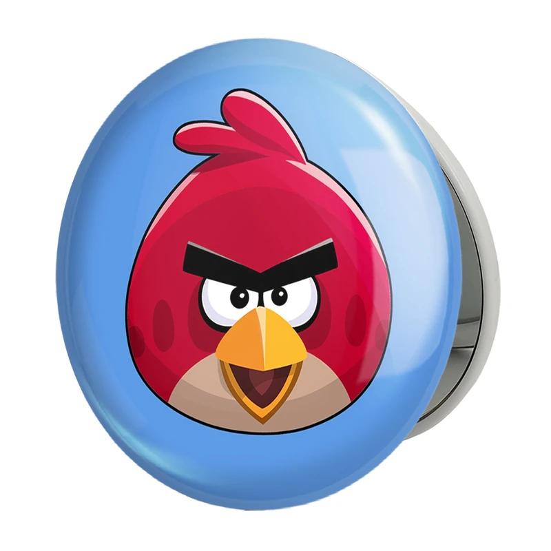آینه جیبی خندالو طرح پرندگان خشمگین Angry Birds مدل تاشو کد 13868 