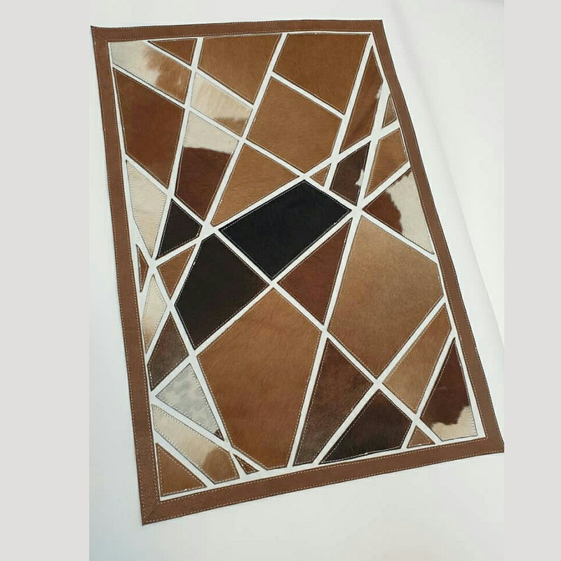 کلاژ فرش پوست و چرم مدل AD_0028 کد 545