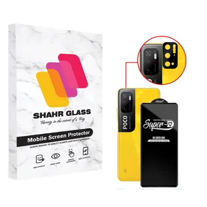 محافظ لنز دوربین شهر گلس مدل 2SFA مناسب برای گوشی موبایل شیائومی Poco M3 Pro به همراه محافظ صفحه نمایش