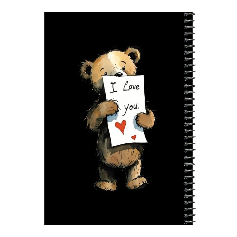 دفتر مشق 80 برگ اس جی مدل تدی عاشق    