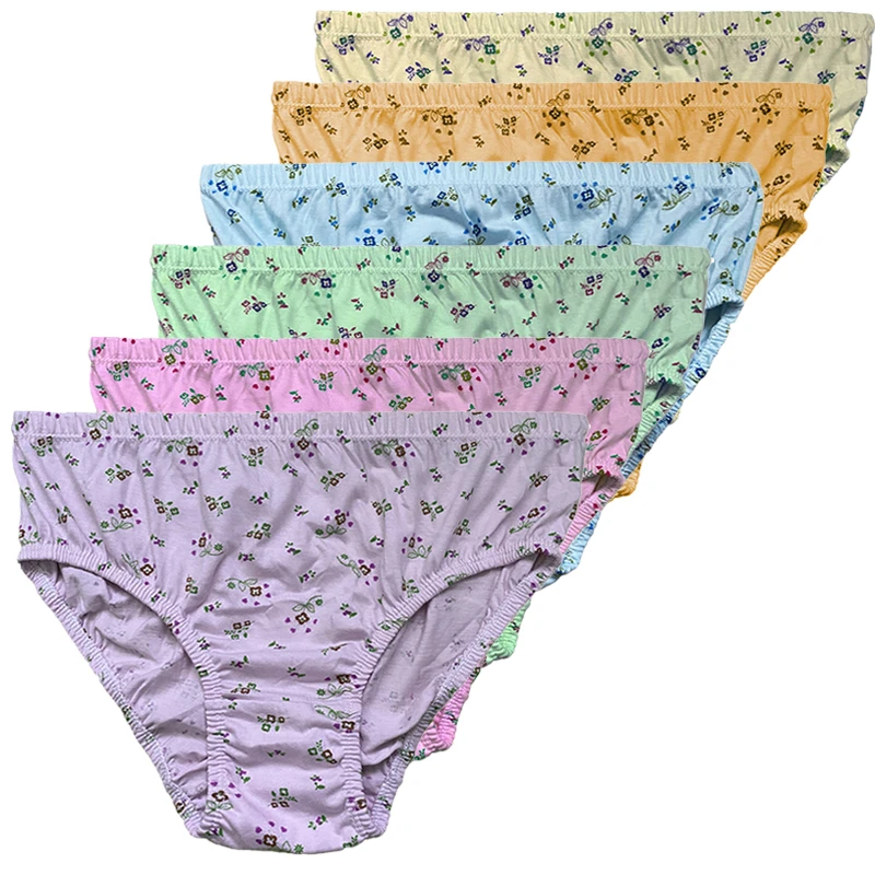 شورت زنانه مدل سوپر نخ پنبه بسته 6 عددی