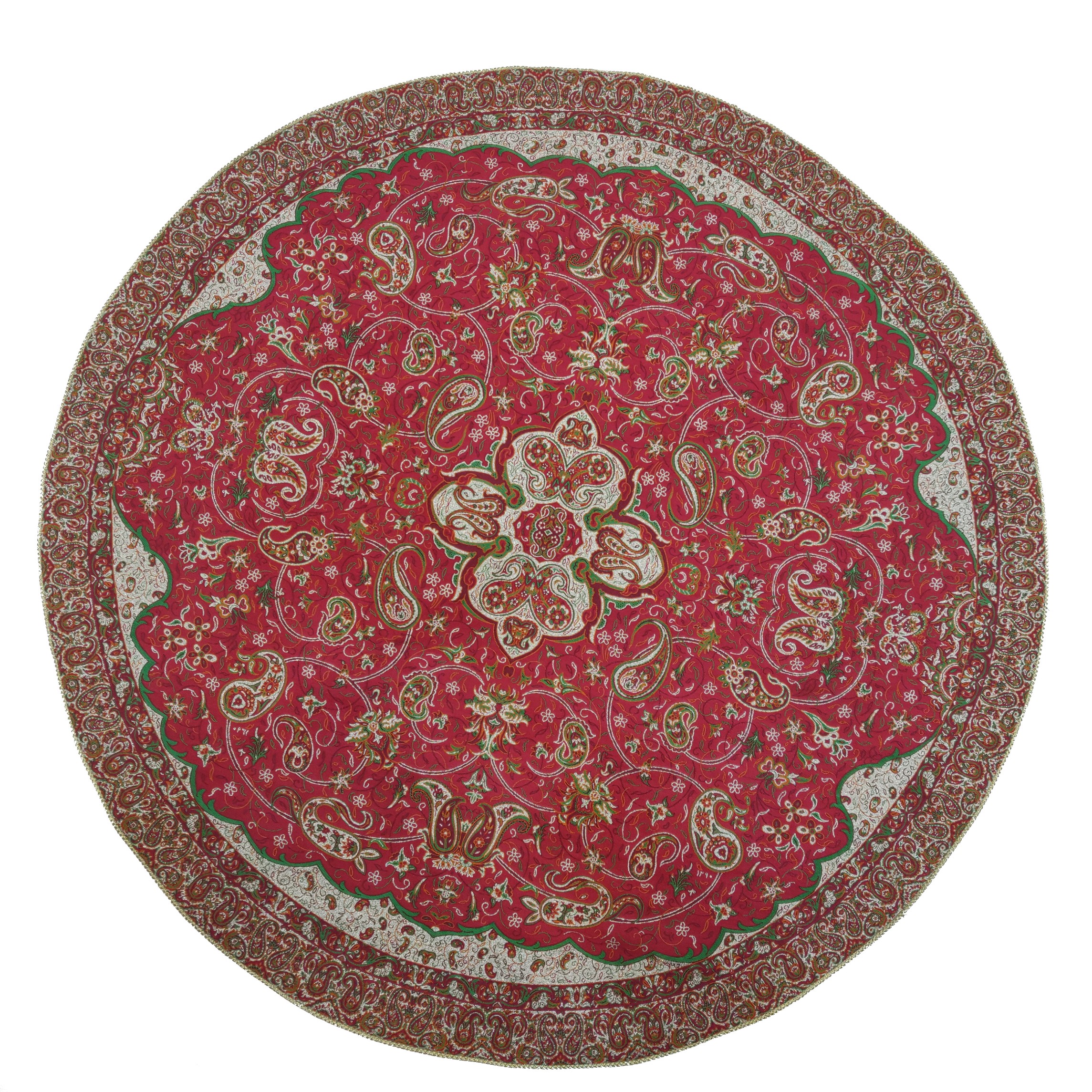 رومیزی ترمه حسینی طرح شاه عباسی کد 138