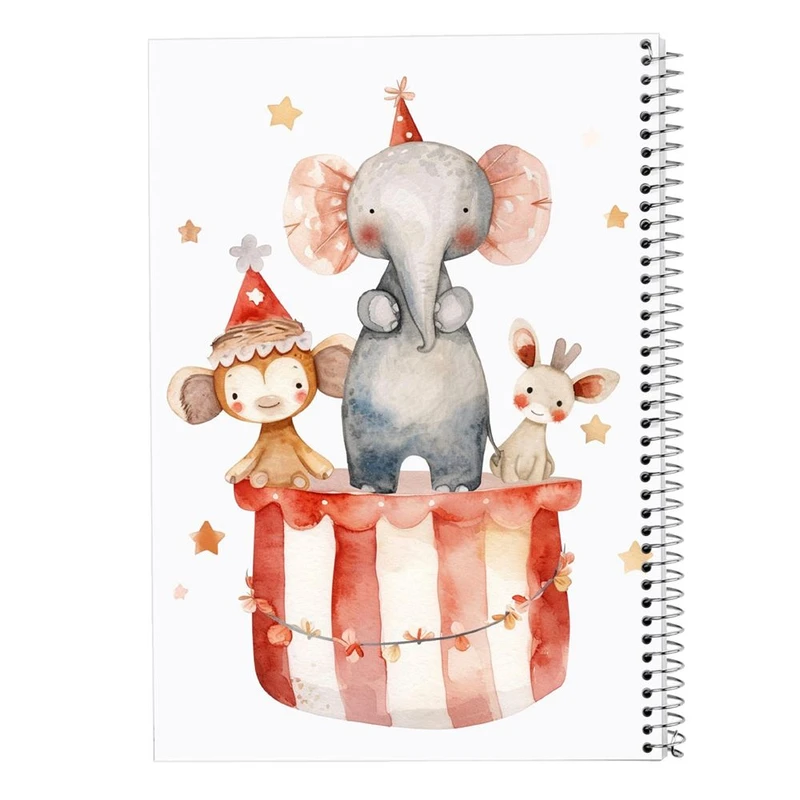 دفتر ژورنال نویسی 50 برگ مدوپد مدل نقطه ای طرح موجودات فانتزی کد DF17154