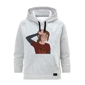 هودی زنانه مدل Last of Us  کد M171 رنگ طوسی