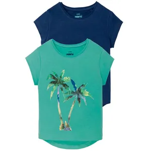 تی شرت آستین کوتاه دخترانه پیپرتس مدل Girl-200037 بسته 2 عددی