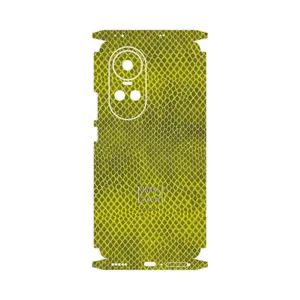 MAHOOT Yellow Snake Skin-FullSkin Cover Sticker for Oppo Reno 10 5G