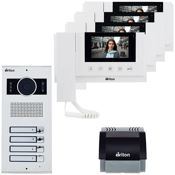 مجموعه دربازکن تصویری برایتون مدل چهار طبقه 4320-2004