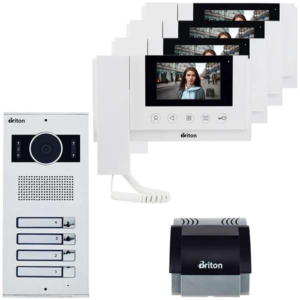 مجموعه دربازکن تصویری برایتون مدل چهار طبقه 4320-2004 مجموعه دربازکن تصویری برایتون مدل چهار طبقه 4320-2004