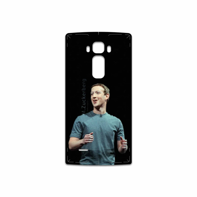 برچسب پوششی ماهوت مدل Mark Zuckerberg مناسب برای گوشی موبایل ال جی G Flex 2