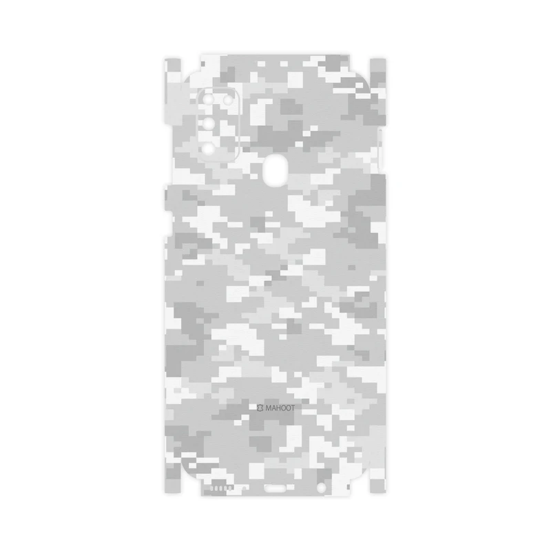 برچسب پوششی ماهوت مدل Army-Snow-Pixel-FullSkin مناسب برای گوشی موبایل سامسونگ Galaxy M21