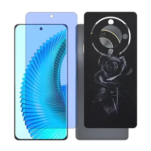 Glass together model matte anti blue screen protector suitable for Honor X9b mobile phone with back cover sticker