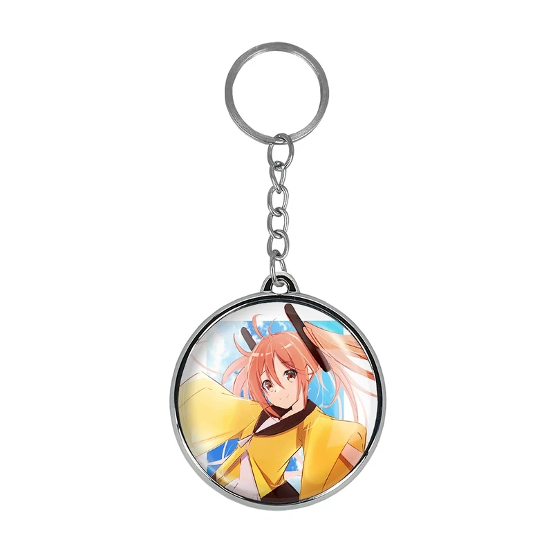 جاکلیدی خندالو طرح انجو انیمه گلوله سیاه مدل دوطرفه کد 3581635817