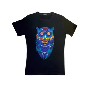 تی شرت آستین کوتاه زنانه مدل جغدار